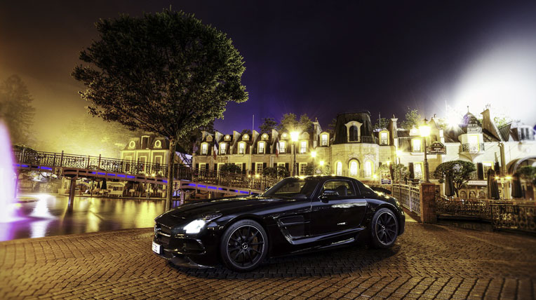 Tuyệt đẹp ảnh xe Mercedes-Benz chụp ban đêm