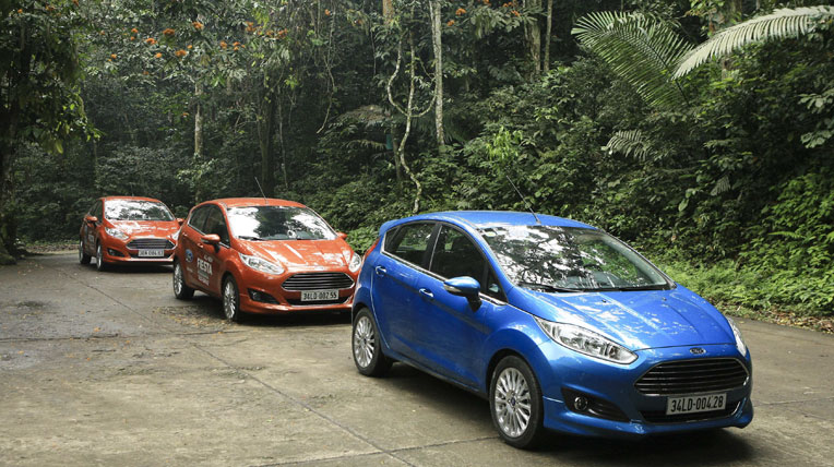 Thử mức tiêu thụ nhiên liệu của Fiesta mới tại Việt Nam