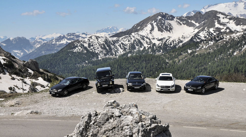 Hành trình vượt dãy Alps trên 5 chiếc xe Mercedes (Phần 2)