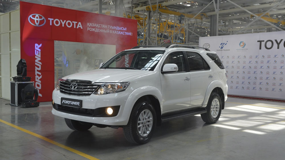 Toyota bắt đầu sản xuất Fortuner ở Kazakhstan