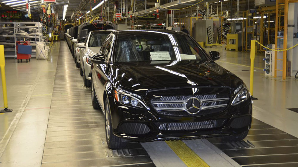 Mercedes C-Class 2015 chính thức đi vào sản xuất tại Mỹ