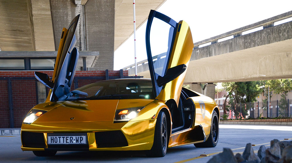 Ngắm Lamborghini Murcielago LP640 mạ chrome vàng tuyệt đẹp