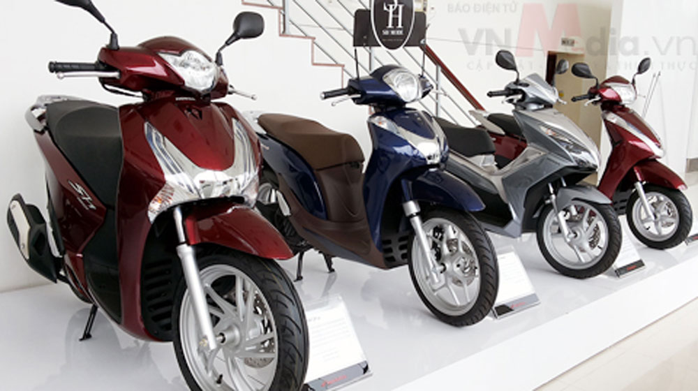 Thị trường xe máy Việt Nam 2015 sẽ đi ngang