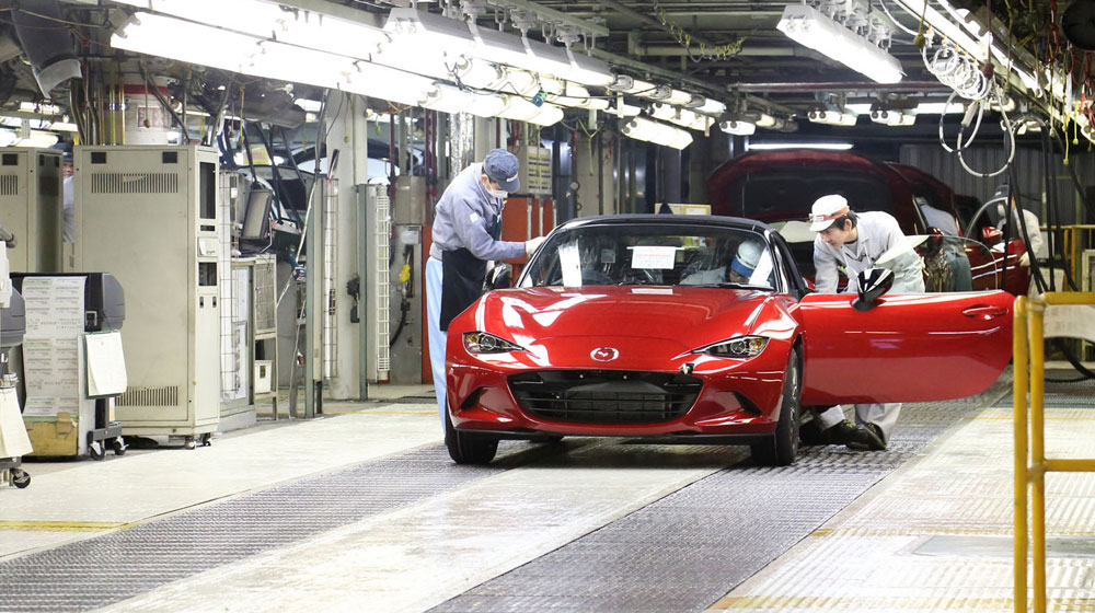 Mazda bắt đầu sản xuất MX-5 Miata 2016