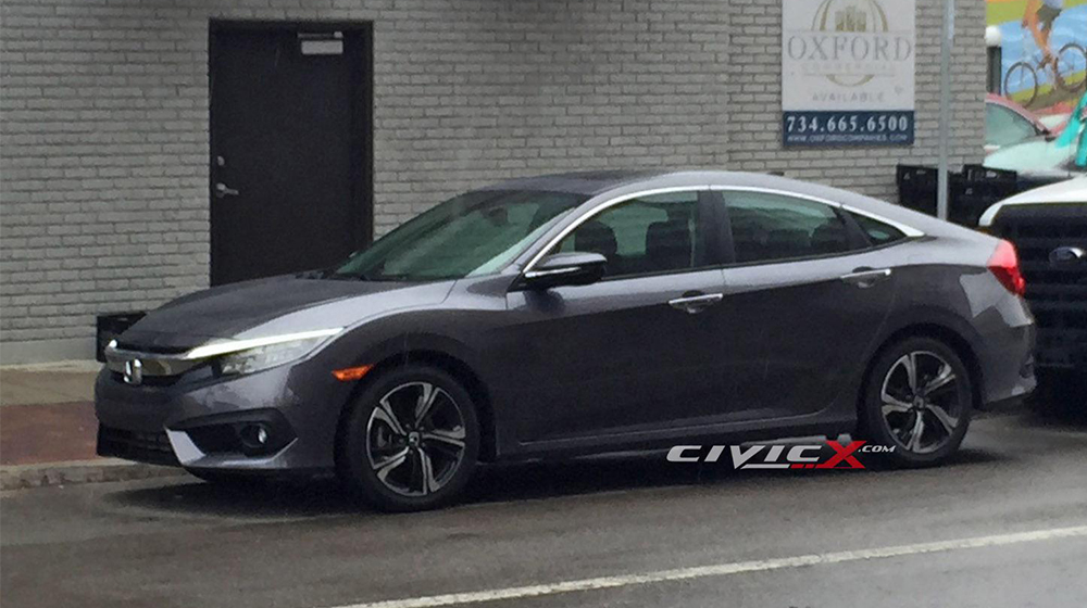 Honda Civic 2016 bản sedan lộ diện trước ngày ra mắt