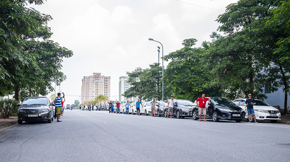 Dàn Honda City "offline" hoành tráng tại Hà Nội