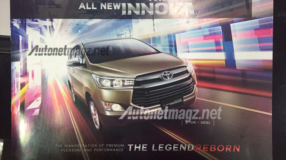 Toyota Innova 2016 lộ thông tin chi tiết trước ngày ra mắt