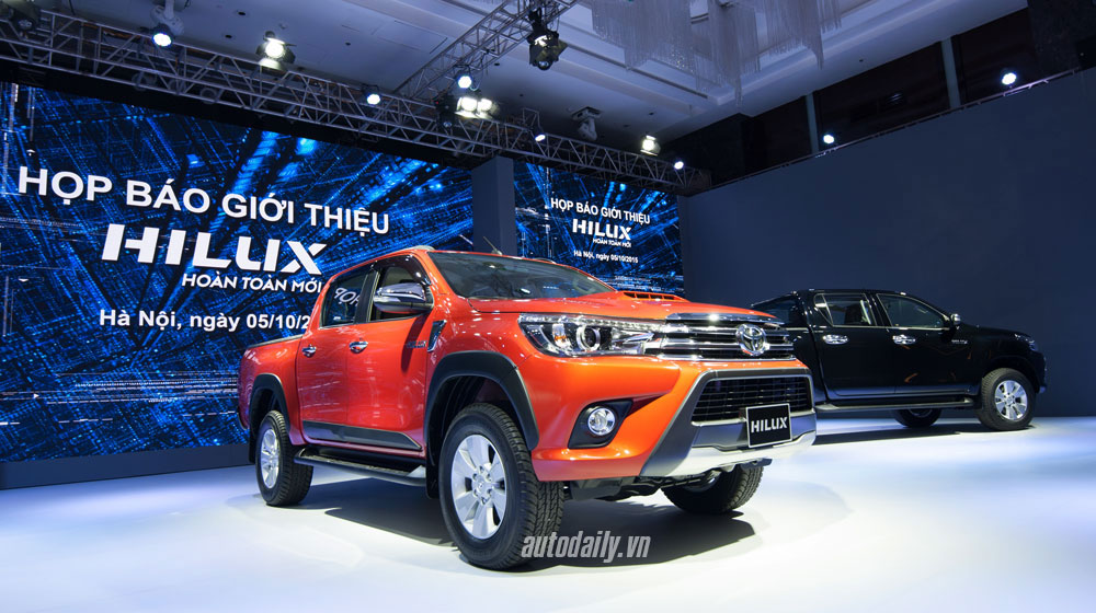 Toyota Hilux 2016 chính thức “chào” thị trường Việt